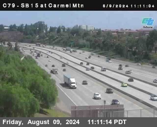 NB 15 at Carmel Mountain Rd.