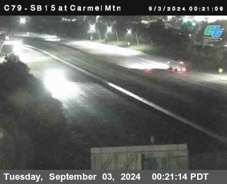 NB 15 at Carmel Mountain Rd.