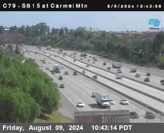 NB 15 at Carmel Mountain Rd.