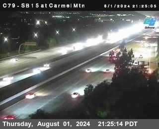 NB 15 at Carmel Mountain Rd.