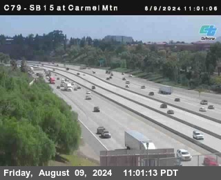 NB 15 at Carmel Mountain Rd.