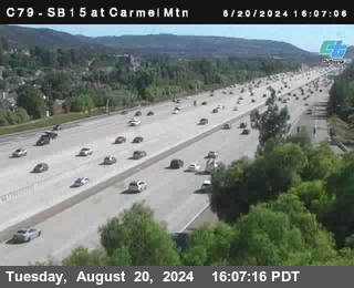 NB 15 at Carmel Mountain Rd.