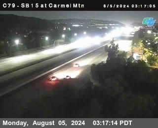 NB 15 at Carmel Mountain Rd.