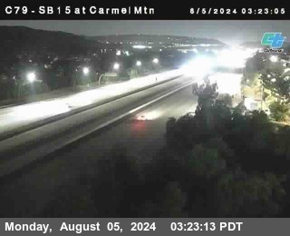 NB 15 at Carmel Mountain Rd.