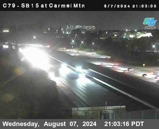 NB 15 at Carmel Mountain Rd.