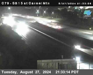 NB 15 at Carmel Mountain Rd.