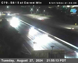 NB 15 at Carmel Mountain Rd.