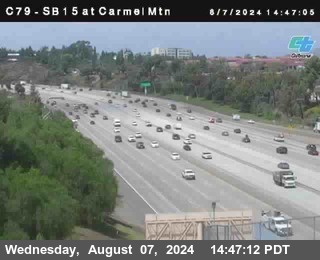 NB 15 at Carmel Mountain Rd.