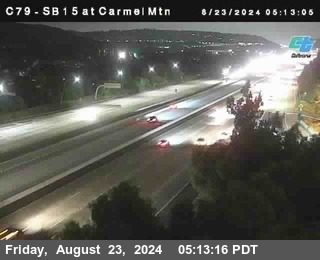 NB 15 at Carmel Mountain Rd.