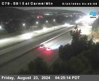 NB 15 at Carmel Mountain Rd.