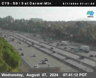 NB 15 at Carmel Mountain Rd.