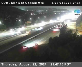 NB 15 at Carmel Mountain Rd.