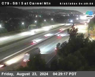 NB 15 at Carmel Mountain Rd.