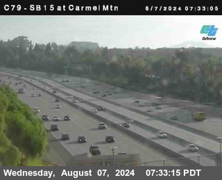 NB 15 at Carmel Mountain Rd.