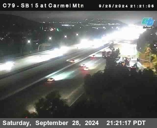 NB 15 at Carmel Mountain Rd.