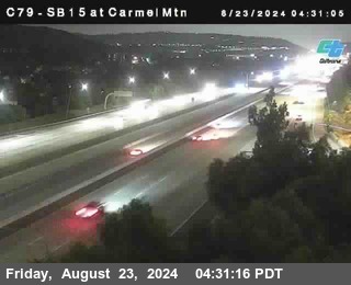 NB 15 at Carmel Mountain Rd.