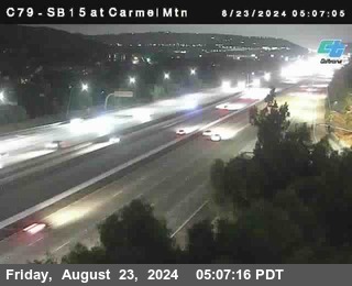 NB 15 at Carmel Mountain Rd.