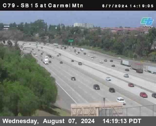 NB 15 at Carmel Mountain Rd.