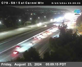 NB 15 at Carmel Mountain Rd.