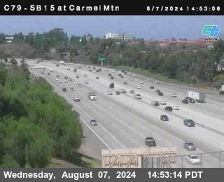 NB 15 at Carmel Mountain Rd.