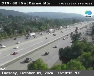 NB 15 at Carmel Mountain Rd.