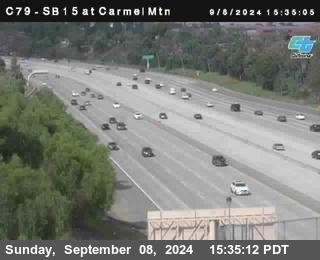 NB 15 at Carmel Mountain Rd.