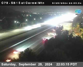 NB 15 at Carmel Mountain Rd.