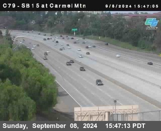 NB 15 at Carmel Mountain Rd.