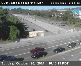 NB 15 at Carmel Mountain Rd.