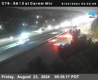 NB 15 at Carmel Mountain Rd.