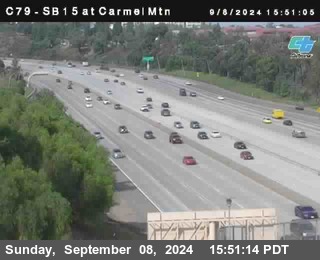 NB 15 at Carmel Mountain Rd.