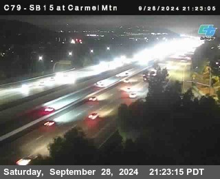 NB 15 at Carmel Mountain Rd.