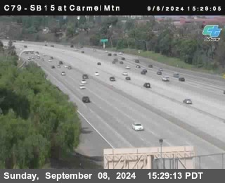 NB 15 at Carmel Mountain Rd.