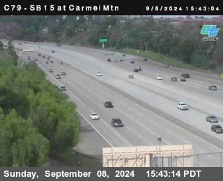 NB 15 at Carmel Mountain Rd.