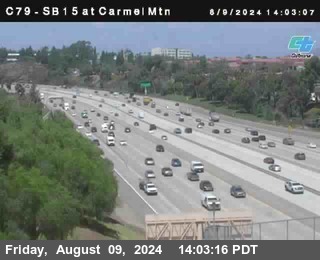 NB 15 at Carmel Mountain Rd.