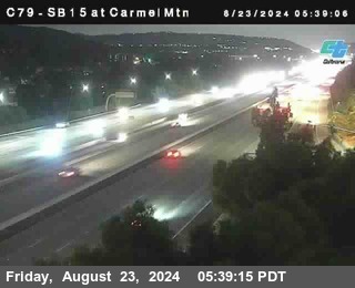 NB 15 at Carmel Mountain Rd.