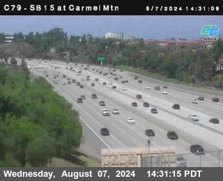 NB 15 at Carmel Mountain Rd.