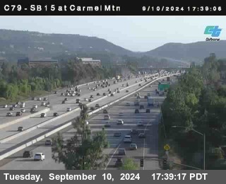 NB 15 at Carmel Mountain Rd.