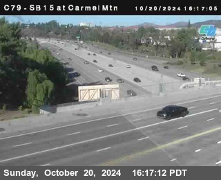 NB 15 at Carmel Mountain Rd.