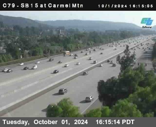 NB 15 at Carmel Mountain Rd.