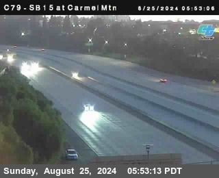 NB 15 at Carmel Mountain Rd.