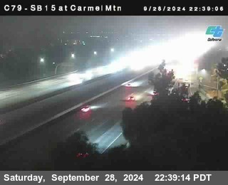 NB 15 at Carmel Mountain Rd.