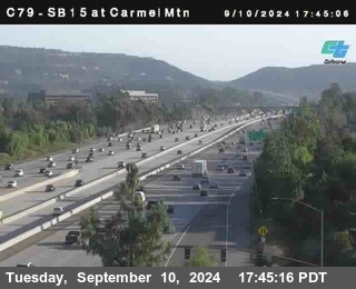 NB 15 at Carmel Mountain Rd.