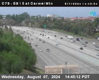 NB 15 at Carmel Mountain Rd.