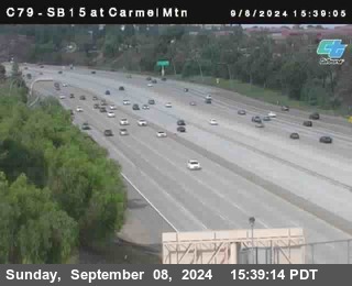 NB 15 at Carmel Mountain Rd.