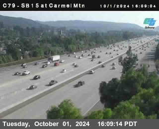 NB 15 at Carmel Mountain Rd.