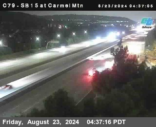 NB 15 at Carmel Mountain Rd.