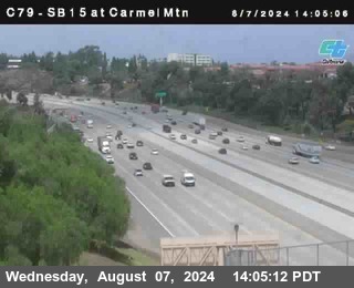 NB 15 at Carmel Mountain Rd.