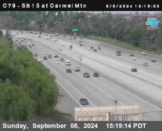 NB 15 at Carmel Mountain Rd.