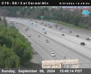 NB 15 at Carmel Mountain Rd.